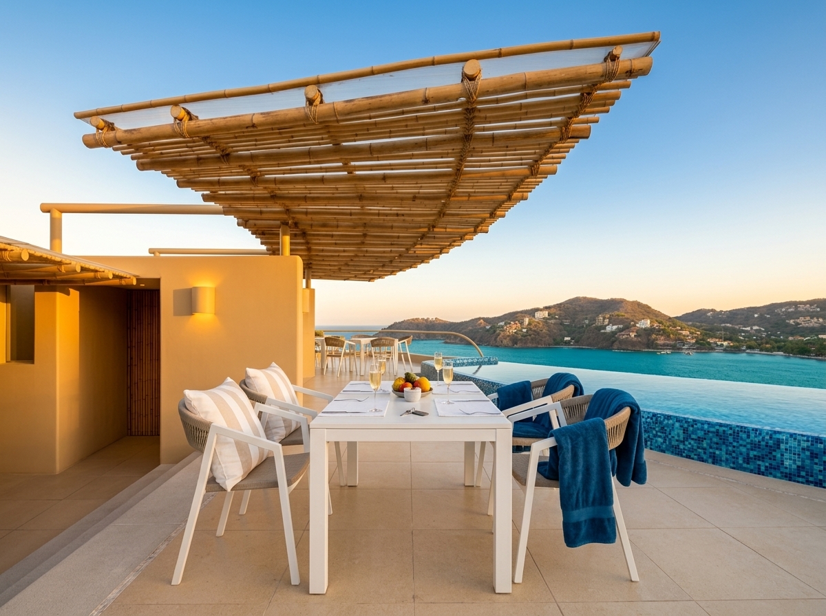 Villas KauKan luxury beachfront view 4