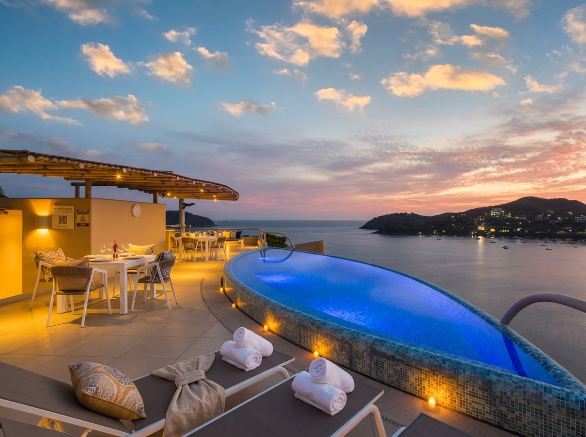 Villas KauKan luxury beachfront view 6