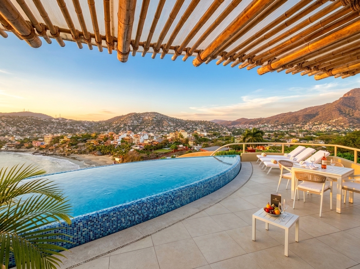 Villas KauKan luxury beachfront view 7